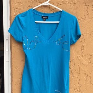 Turquoise Bebe tshirt